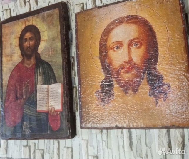 Иконы Спас Эммануил,Нерукотворный и Вседержитель