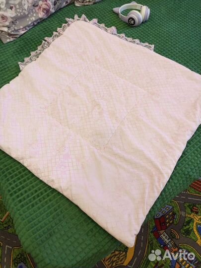 Конверт на выписку для девочки зимний