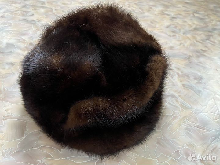 Норковая шапка мужская размер 52