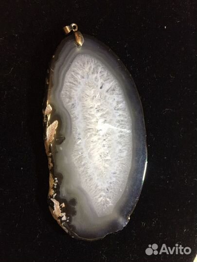 Срез агата, подвеска