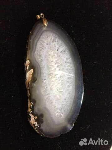 Срез агата, подвеска