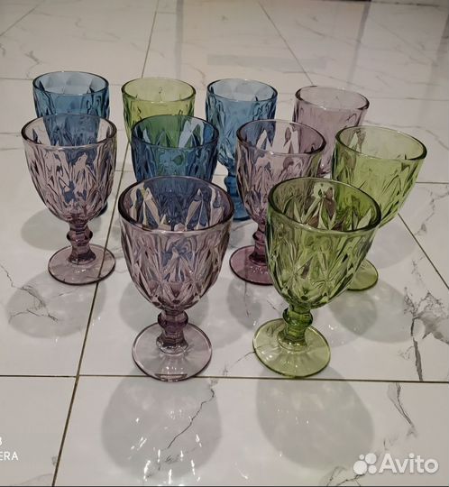 Набор бокалов для напитков 10шт