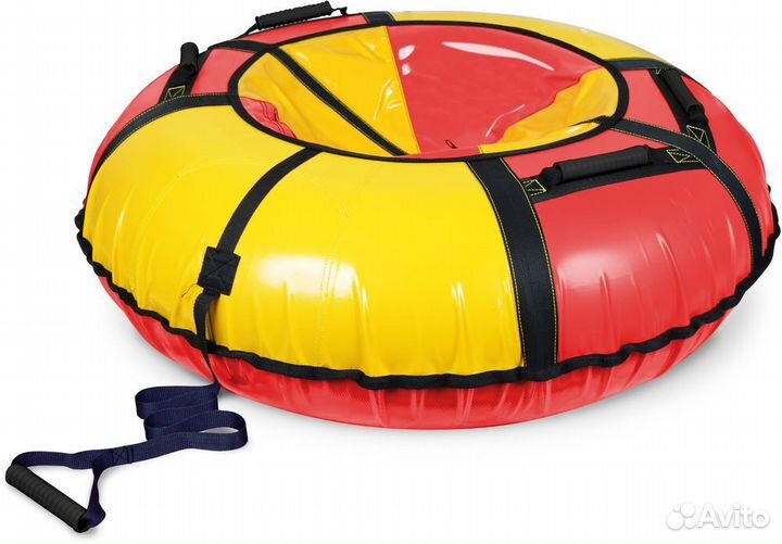 Тюбинг классик арт. тб1К-110 красный с желтым