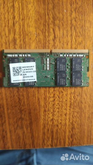 Оперативная память для ноутбука DDR4 Samsung 16Гб