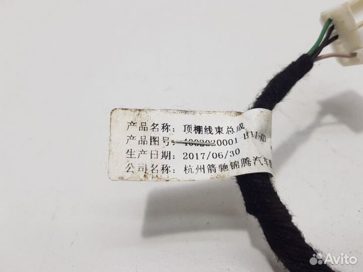 Электропроводка (Zotye T600)