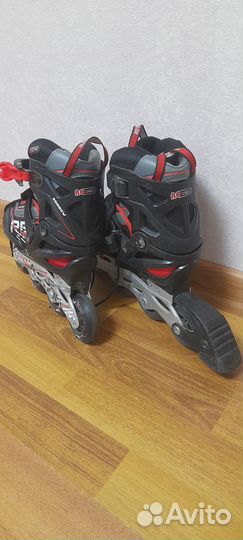 Роликовые коньки детские раздвижные 31-33, 6 разм