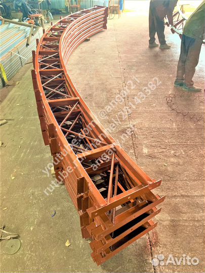 Каркас ангаpа 494 м2