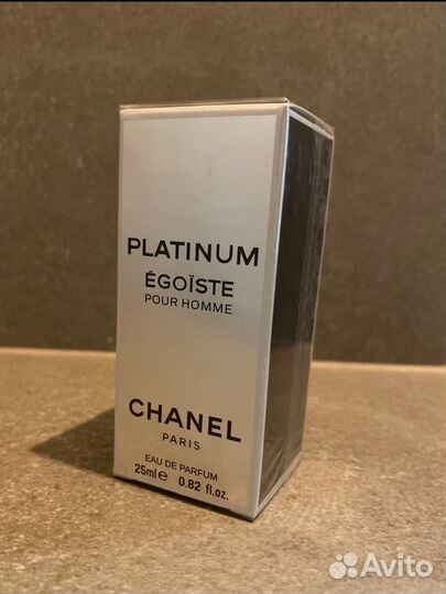 Шанель эгоист платинум