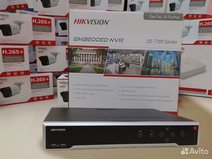 IP Видеорегистратор 32 кан. DS-7732NI-K4 hikvision