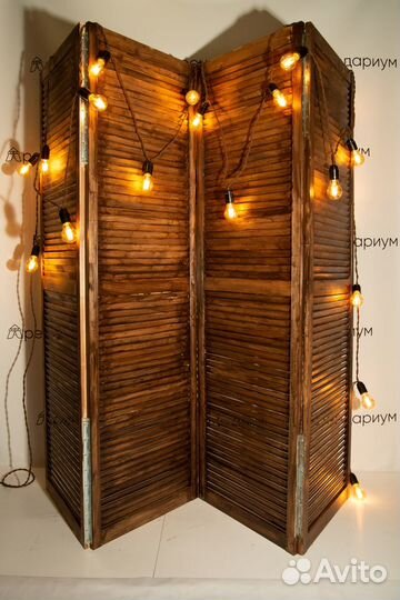 Ширмы и ретрогирлянды в аренду
