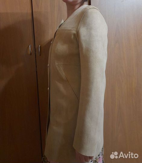 Новое пальто женское демисезонное 48