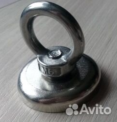 Магнит неодимовый поисковый диаметр 36мм 25кг