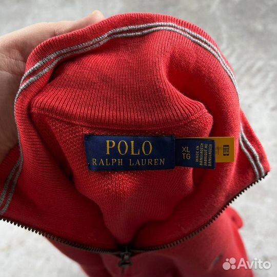 Джемпер 1/4 зип Ralph Lauren оригинал