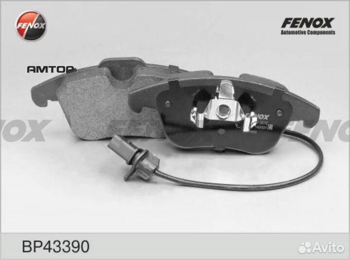 Fenox BP43390 Колодки тормозные дисковые Fenox BP4