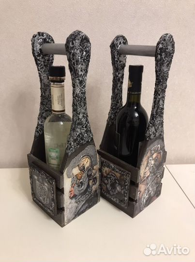 Подарочный деревянный ящик для алкоголя