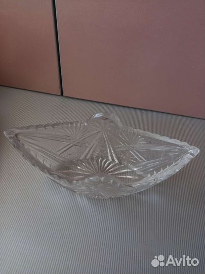 Салатник хрустальный СССР