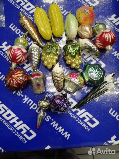Ёлочные игрушки СССР 60г