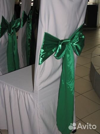 Чехлы на стулья, скатерти (продажа, аренда) 50 шт
