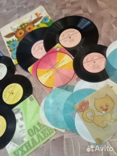 Виниловые пластинки пакетом