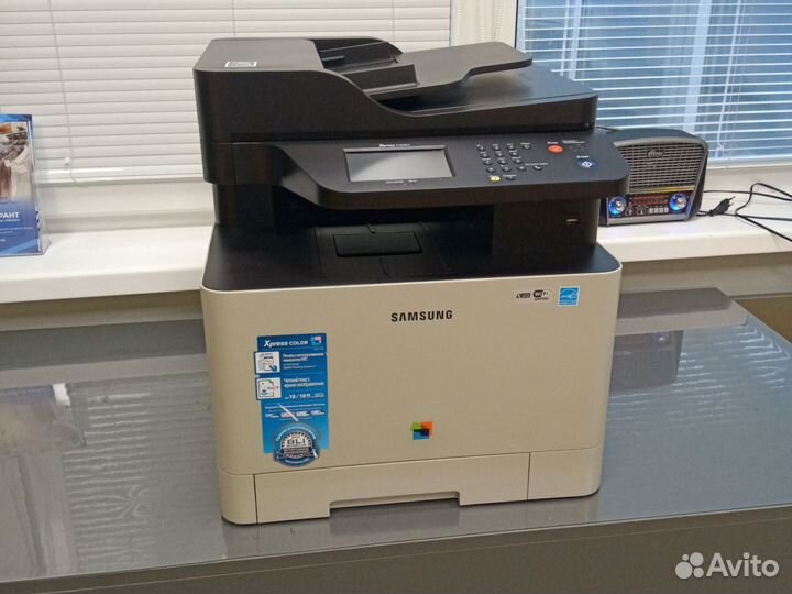 Мфу лазерный цветной с WiFi Samsung C1860FW