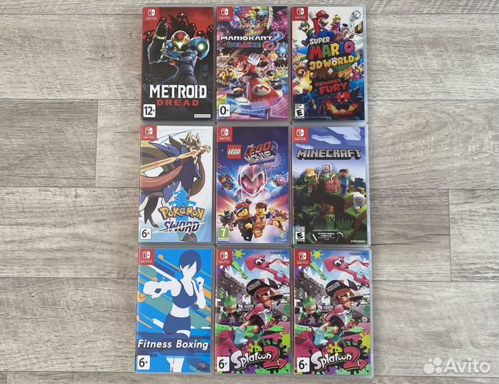 Картриджи для Nintendo Switch