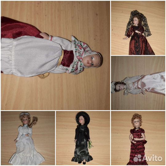 Куклы фарфоровые дамы эпохи