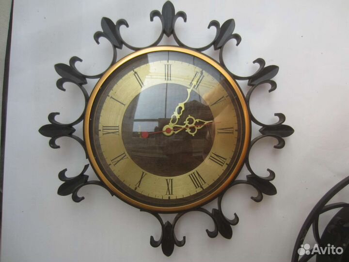 Часы Янтарь кварц настенные