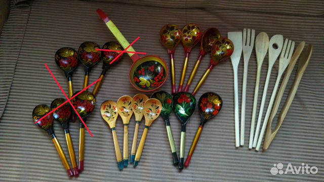 Деревянные ложки хохлома