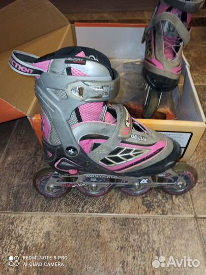 Роликовые коньки детские раздвижные