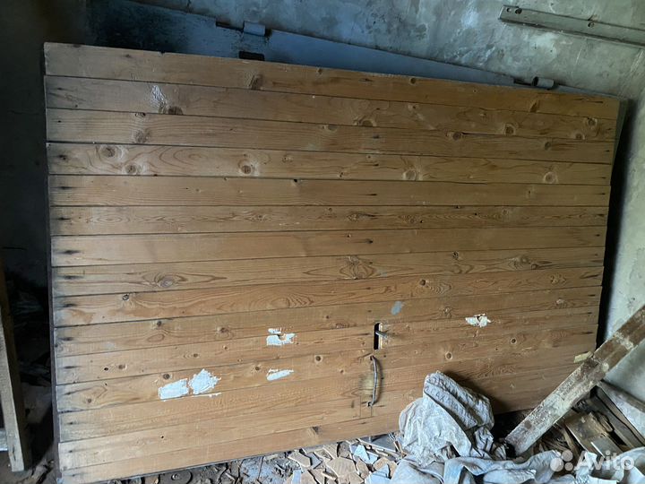 Ворота гаражные металлические бу