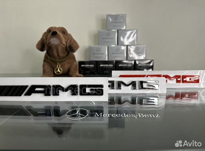 Шильдик AMG Mercedes Benz новая версия