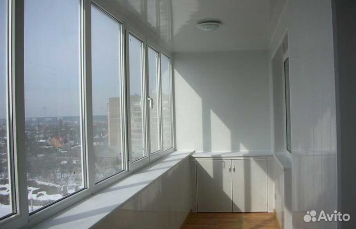 Остекление и отделка балконов и лоджий под «ключ»