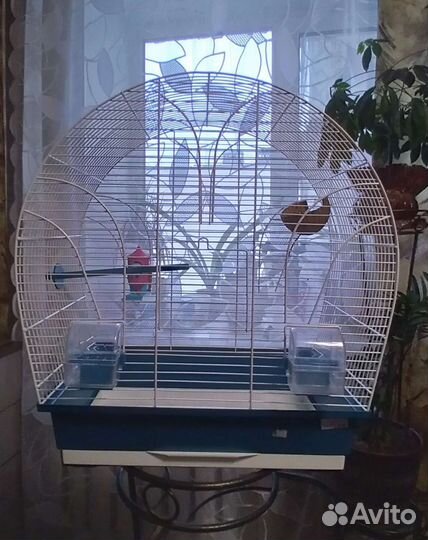 Клетка для попугаев в хорошем состоянии