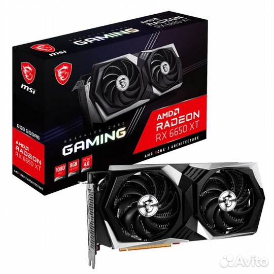 RX6650XT gaming 8GB gddr6 128-bit hdmi 3xDP 2FAN R