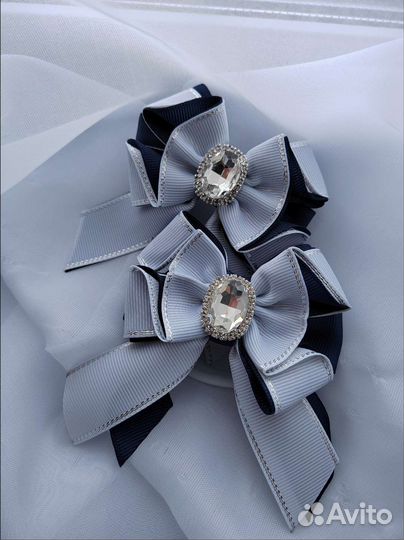 Школьные бантики ручной работы