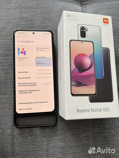 Xiaomi Redmi Note 10S, 6/64 ГБ