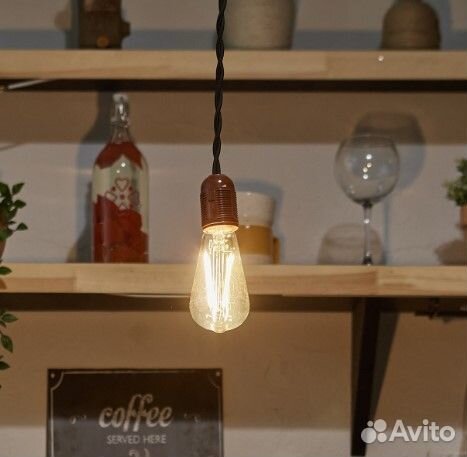Лампа светодиодная Loft LED-ST64-5W/golden/E27