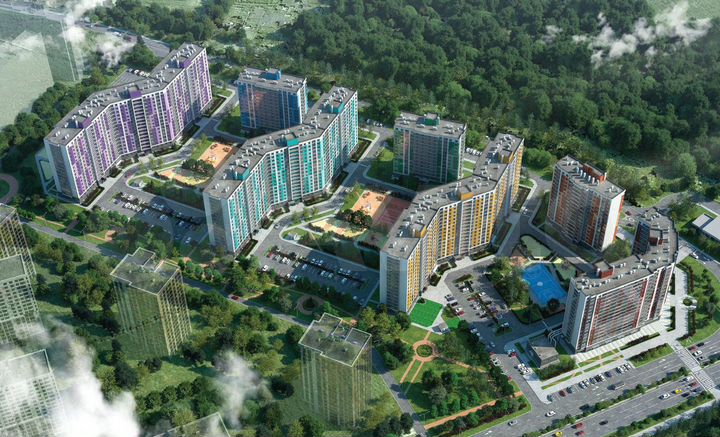 2-к. квартира, 57,4 м², 2/14 эт.