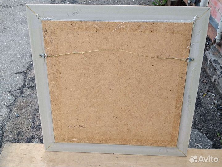 Вышивка цветы. В багете