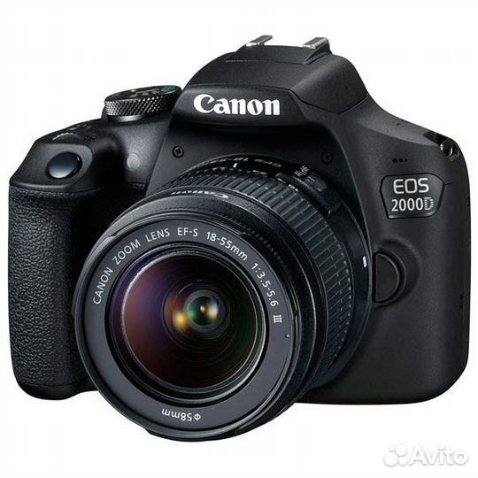 Фотоаппарат зеркальный Canon EOS 2000D EF-S 18-55