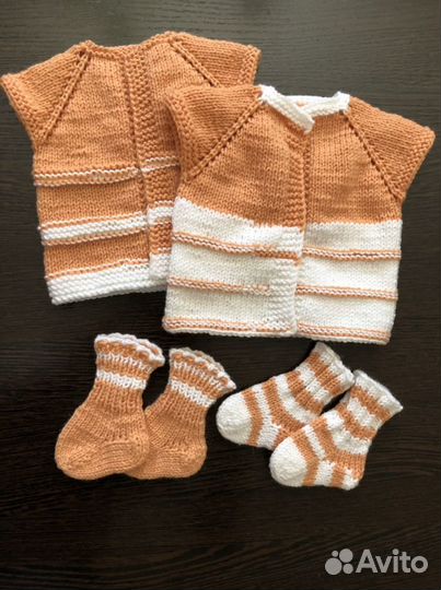 Вязанные вещи для детей вручную на заказ