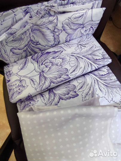Новое Белье постельное евро