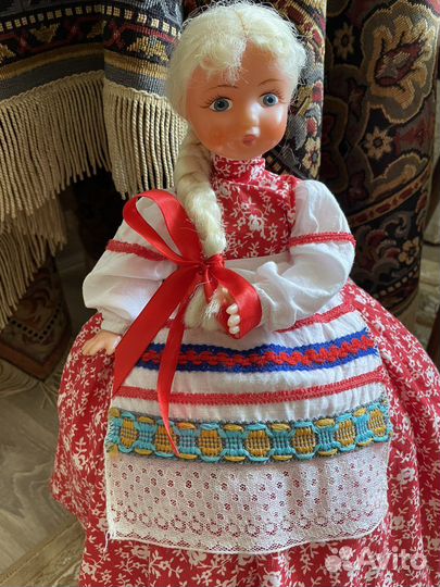 Кукла грелка на самовар, чайник. СССР