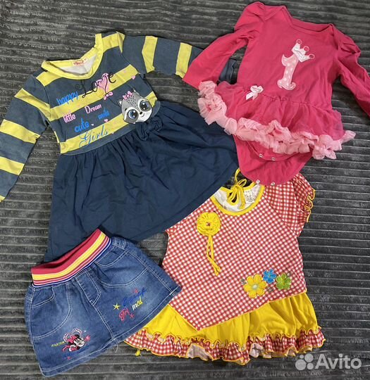 Вещи на девочку от полугода до 4х лет