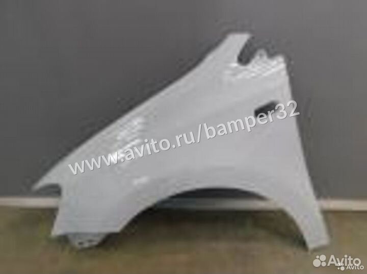 Крыло Поло седан переднее цвет Белый C9A