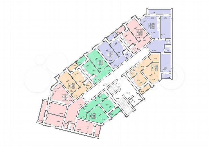 1-к. квартира, 40,3 м², 5/10 эт.