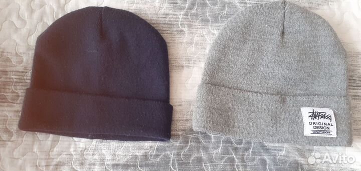 Вязаная шапка мужская