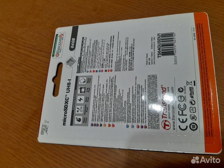 Карта памяти micro sd 64