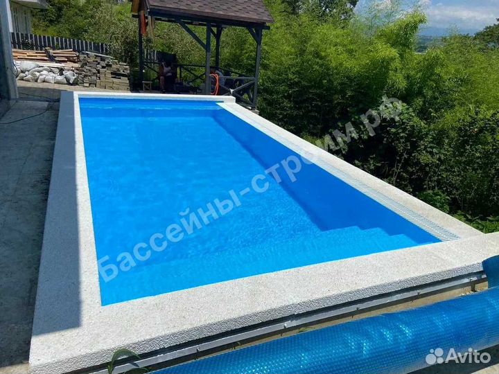 Бассейн 7х3х1,5 от производителя,ступени Бельэтаж1