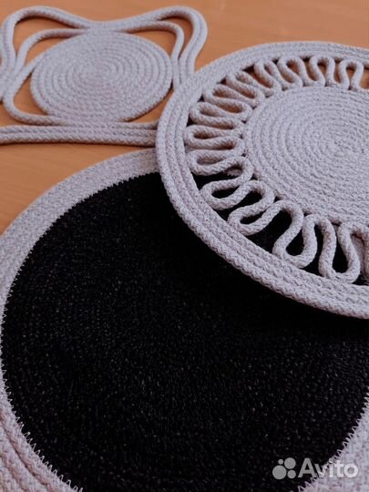 Салфетки сервировочные плетеные